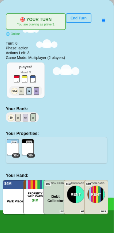 Game screen