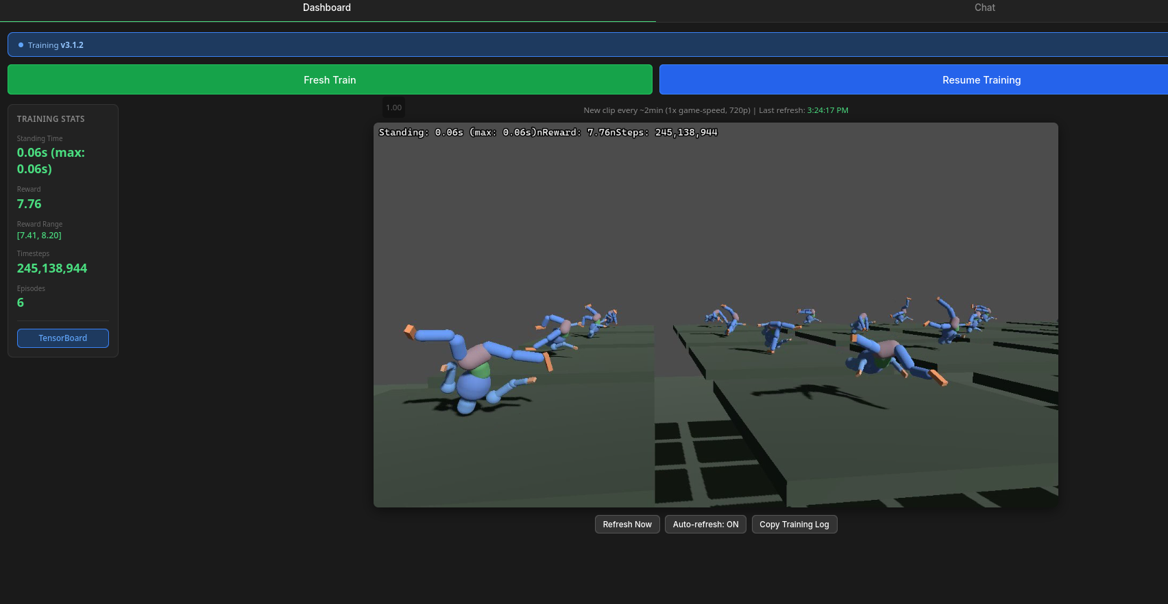 The training monitor